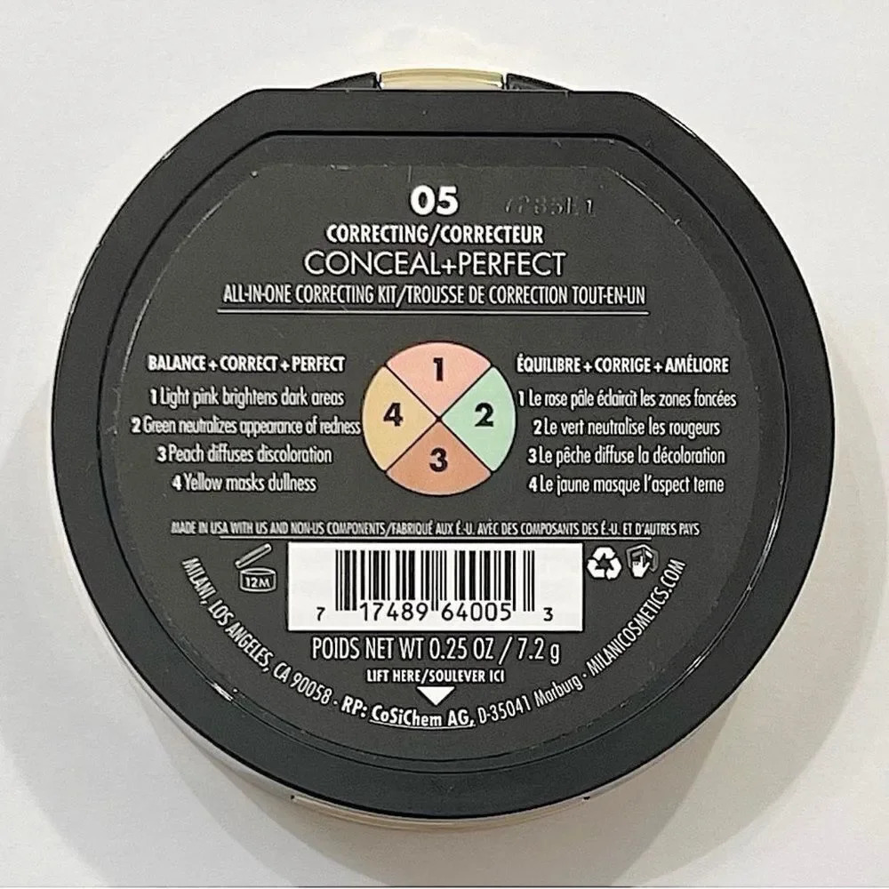 Milani Cosmetics 05 Conceal + Perfect Color Corrector Kit - Picture 3 of 3